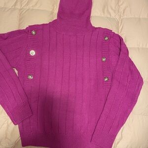 Turtleneck Hot Pink turtleneck Sweater